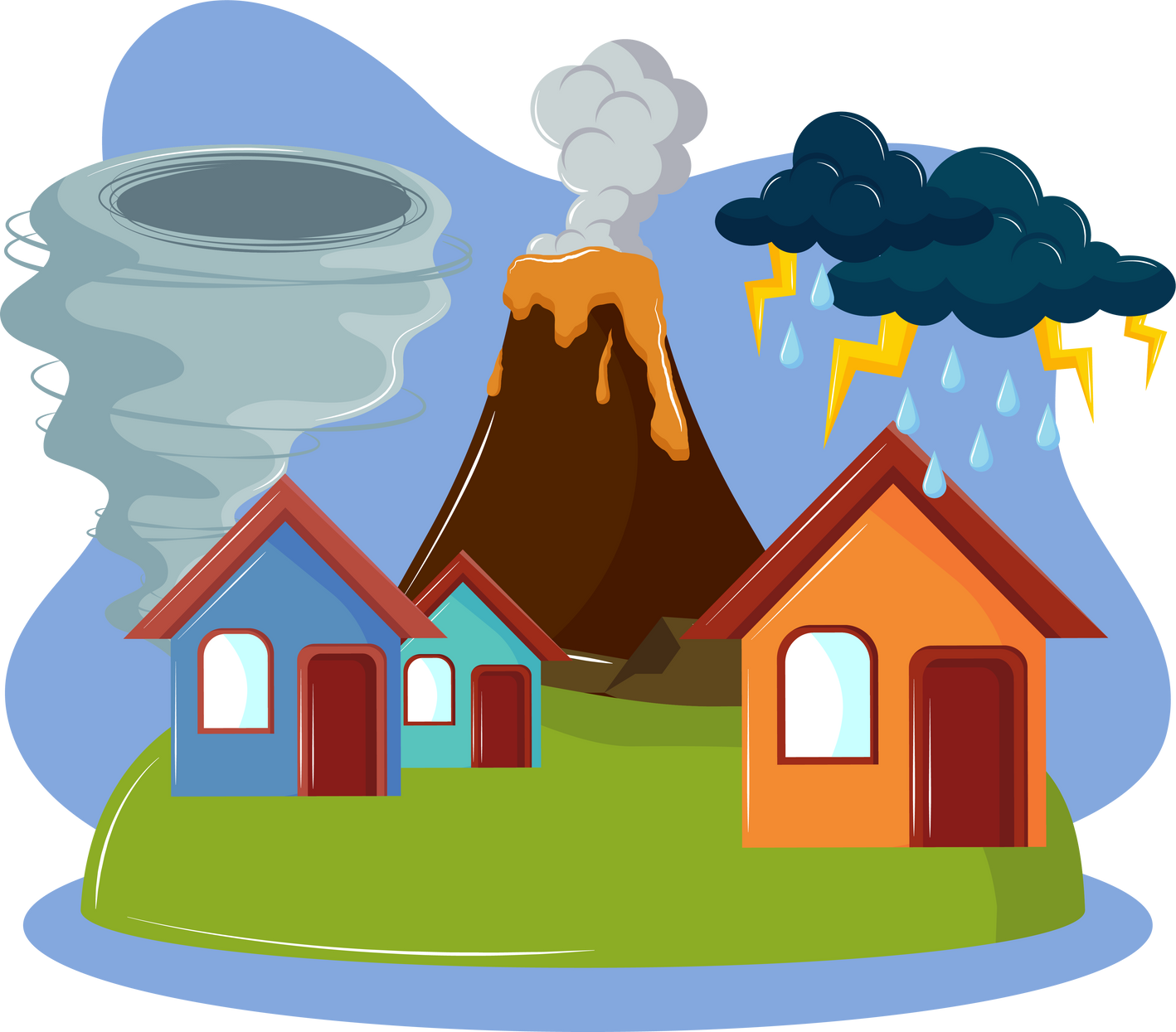 different natural disasters